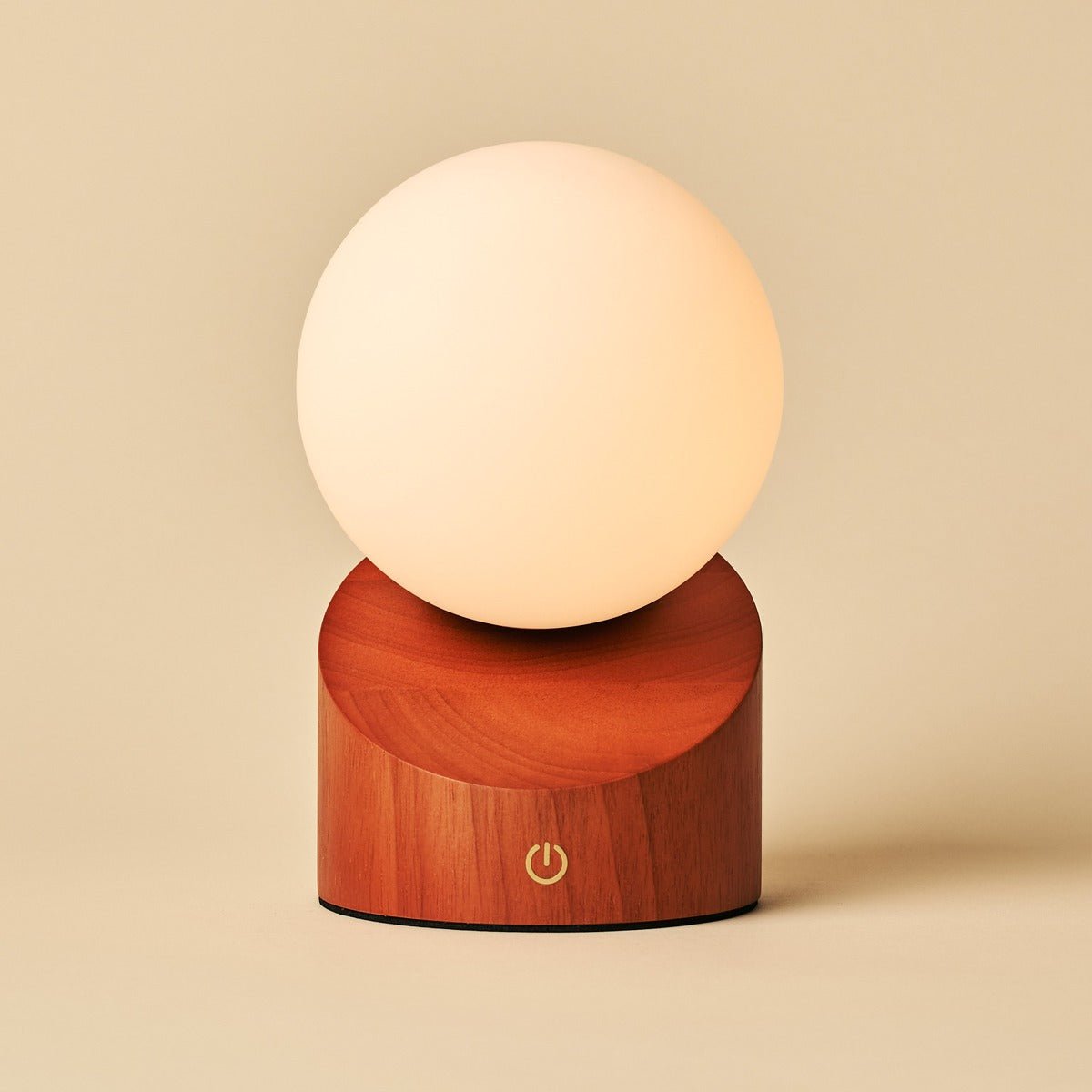 LED Tischlampe Morris Chestnut Brown dimmbar kabellos