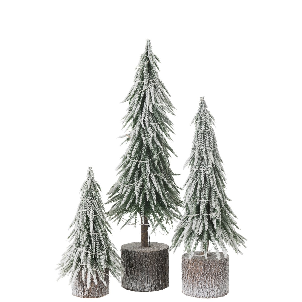 J-Line Weihnachtsbaum Led Kunststoff Schnee L