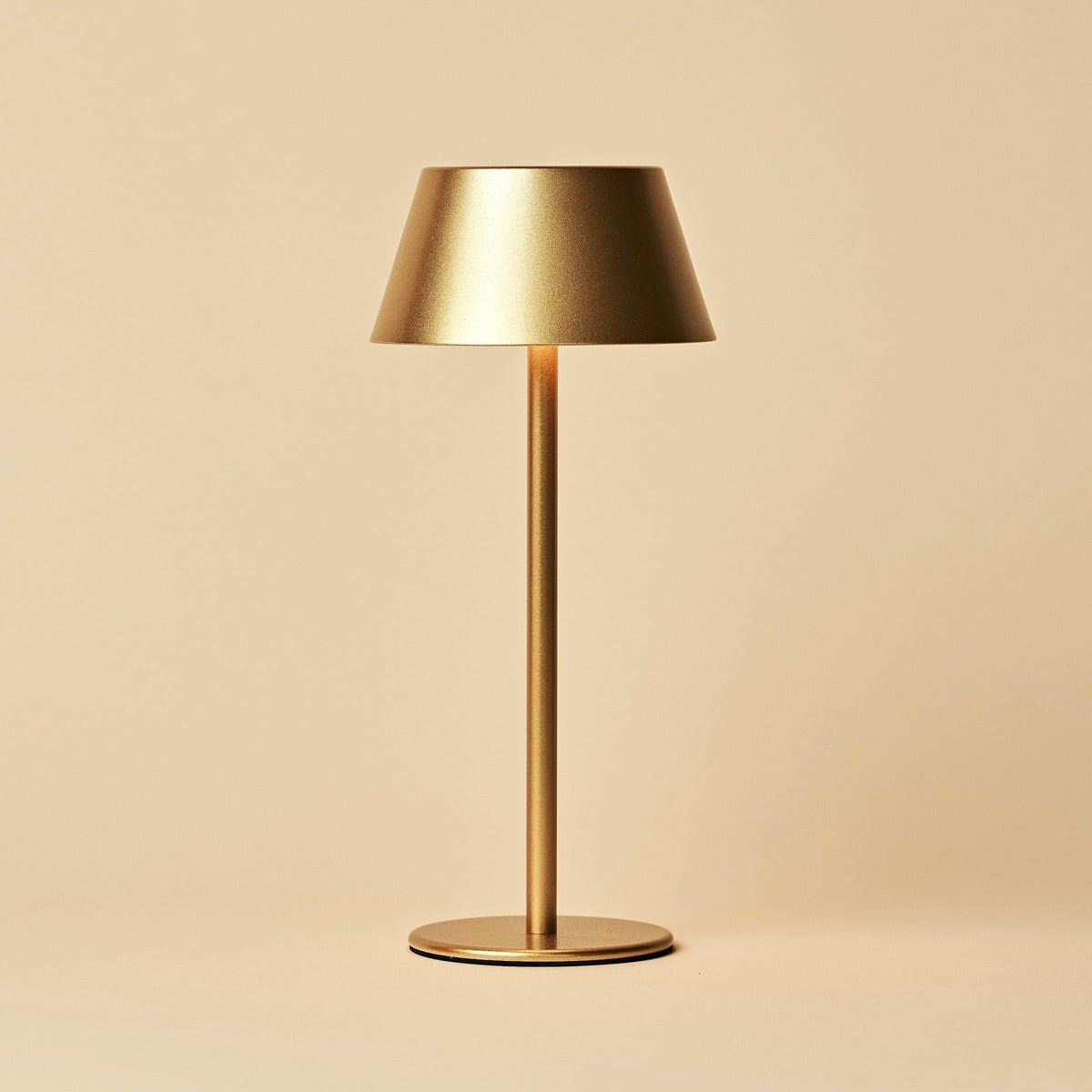 Aufladbare LED Tischlampe Milou Gold dimmbar kabellos