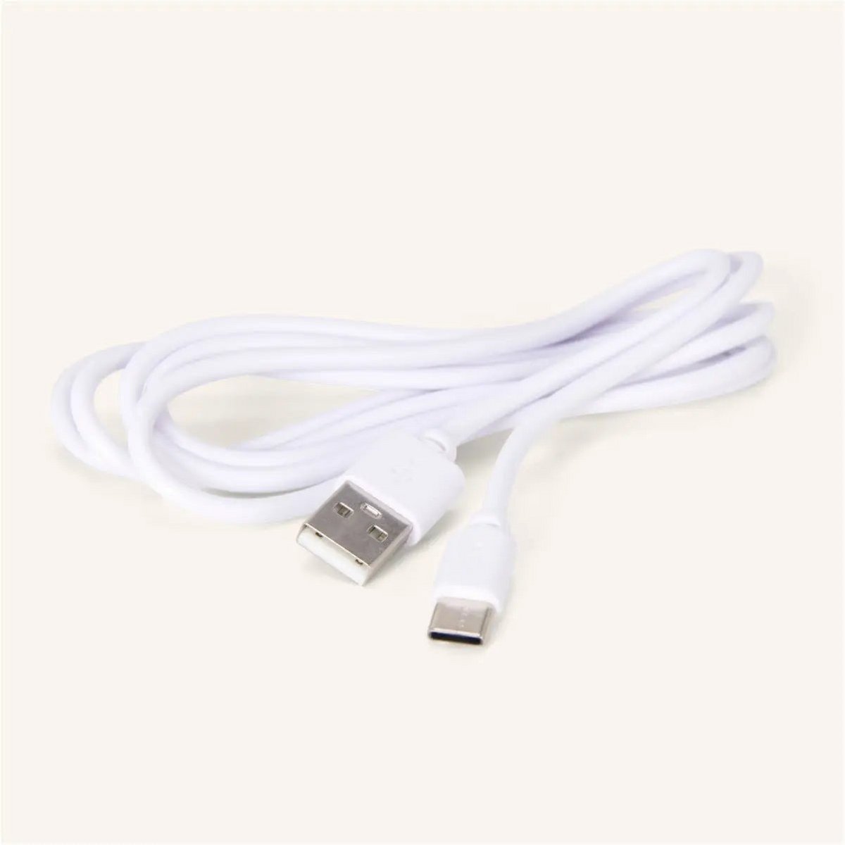 Wiederaufladbare LED Tischlampe LIV Hellbraun mit Lederband dimmbar