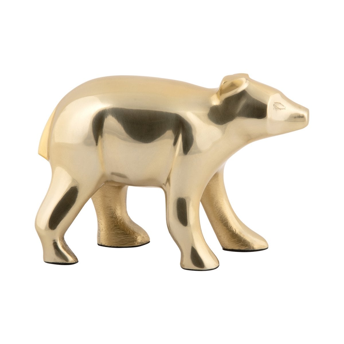 Bärenfigur Gold 15 cm – glänzende Dekofigur von Present Time