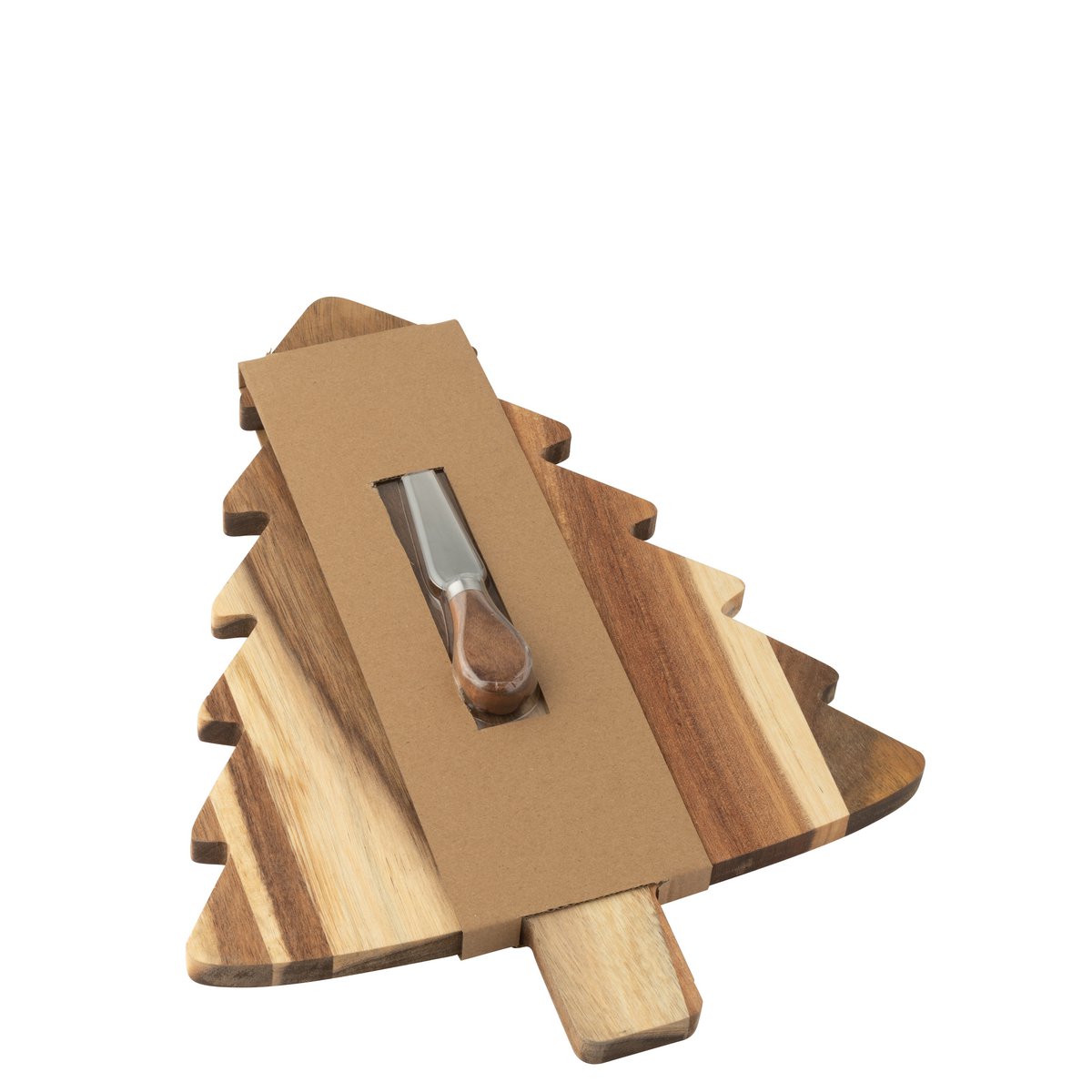 J-Line Käsebrett + Messer Weihnachtsbaum