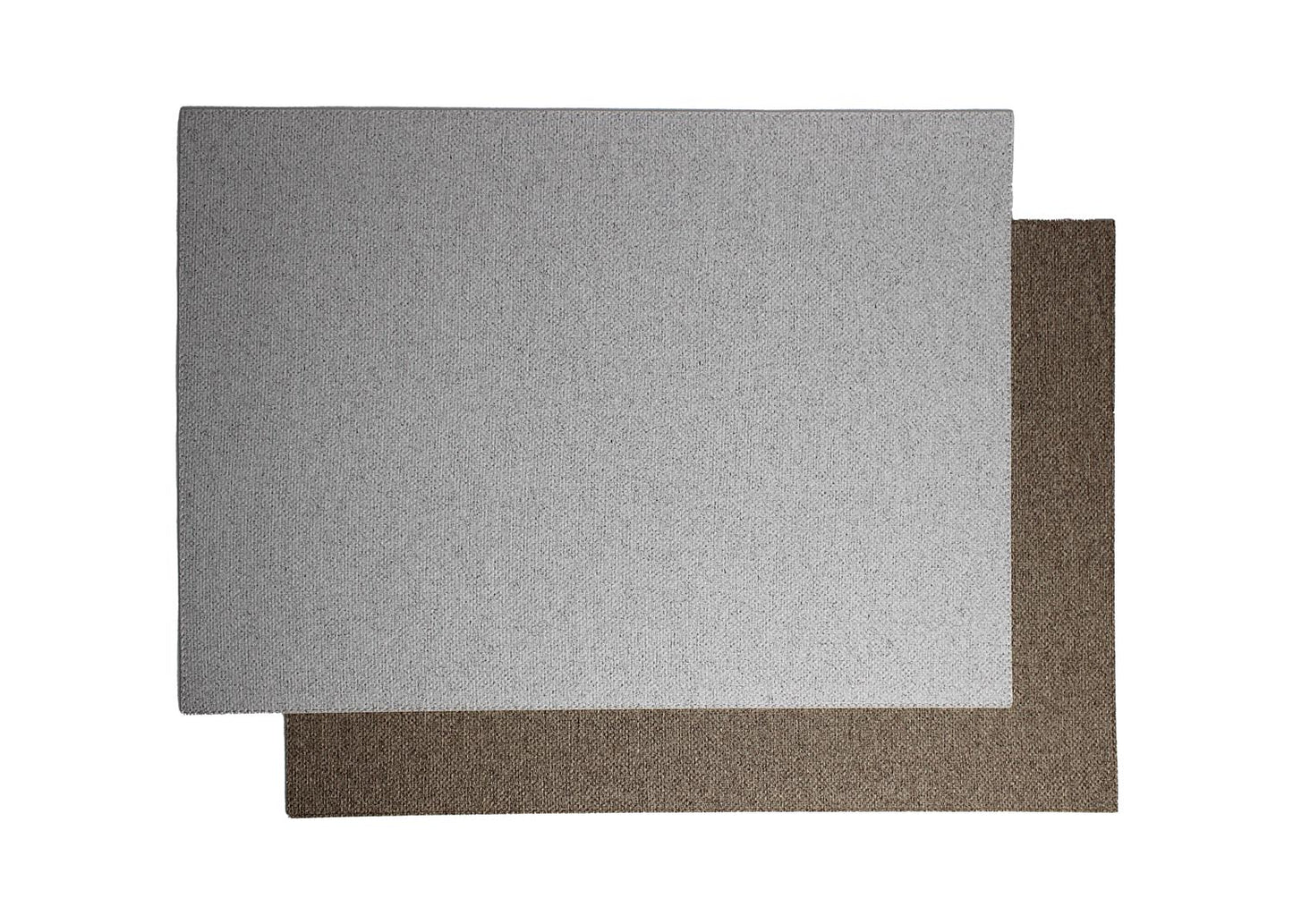 Signature 6 placemats linen look white brown