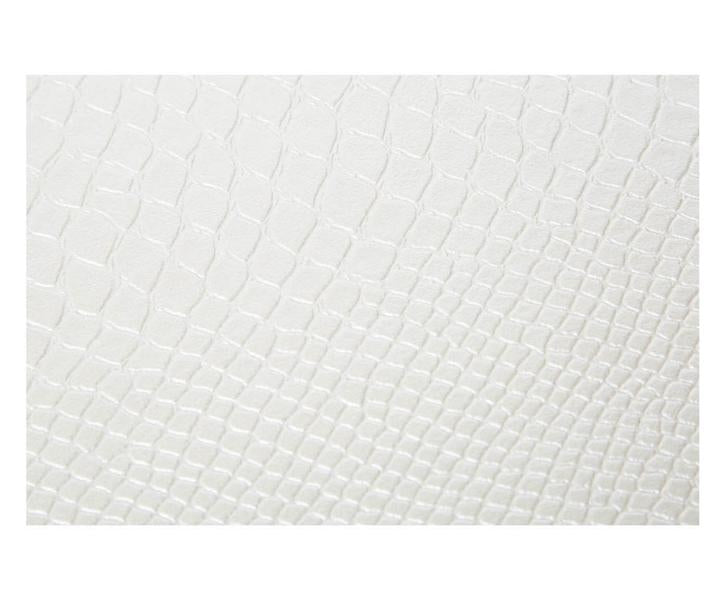 creme farbenes Kunstleder in Schlangenleder Optik