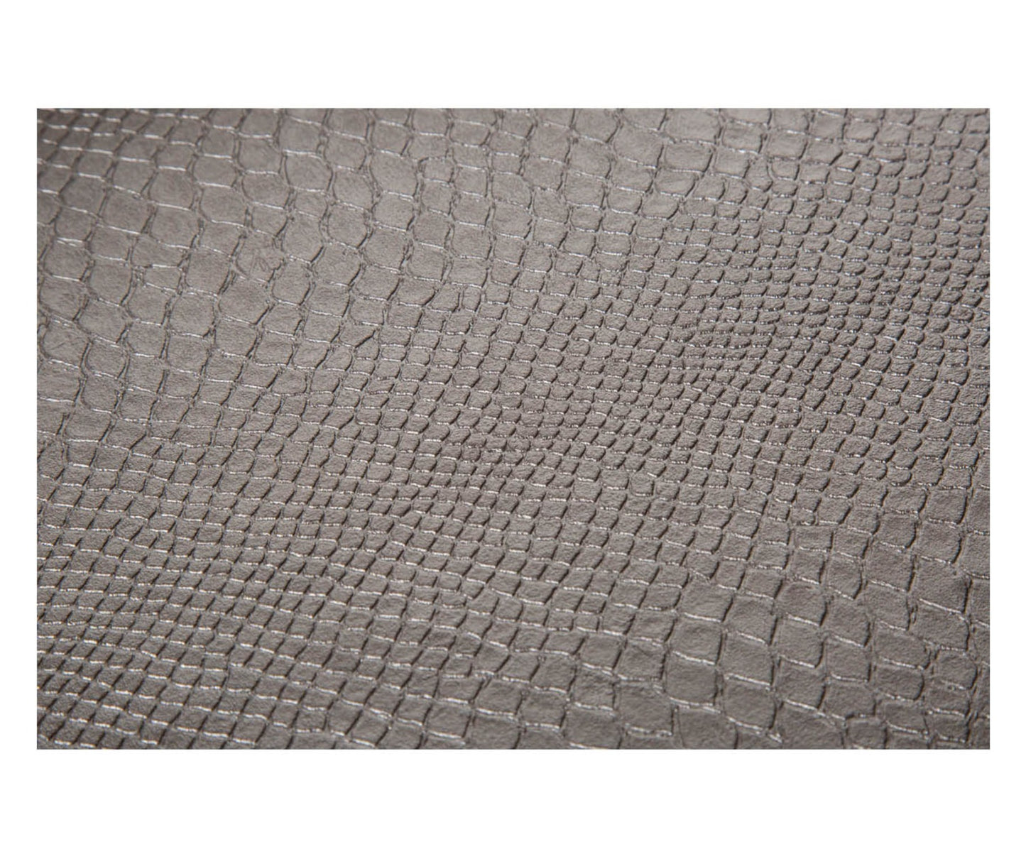 taupe farbenes Reptilleder Kunstleder