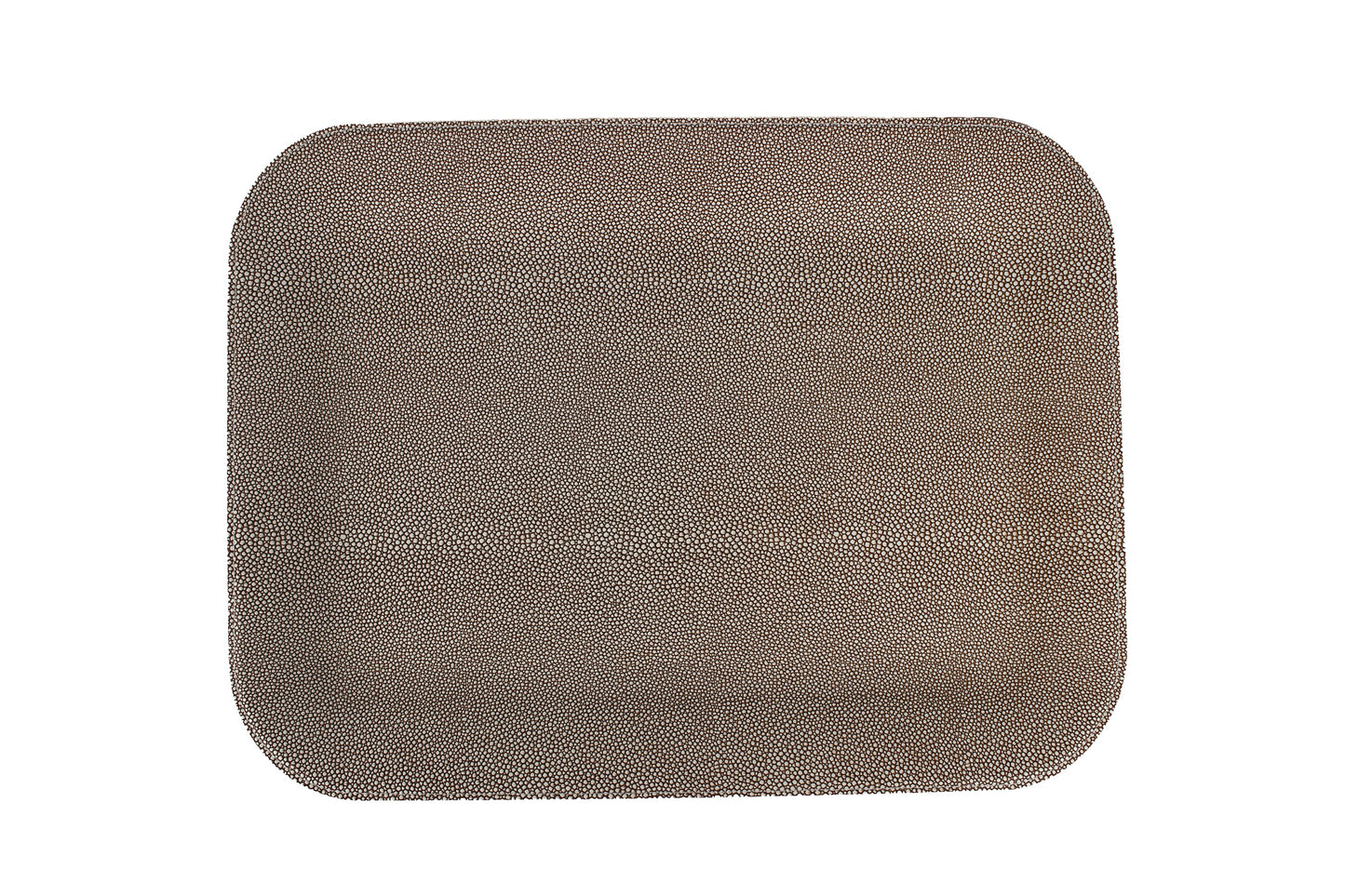 Signature Tablett flach klein ohne Griffe Rochen Optik