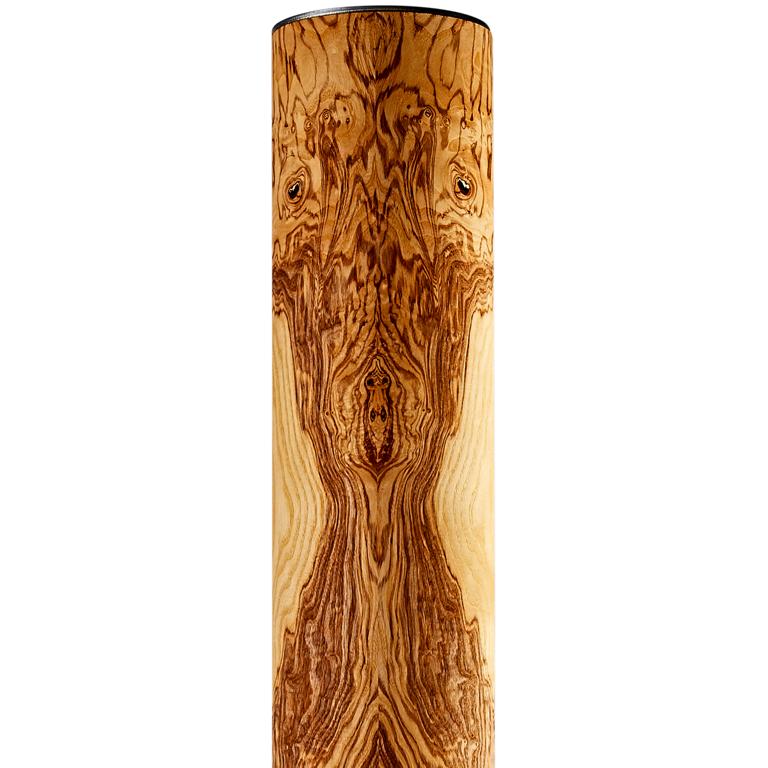 Lampenfuß Olivesche Naturholzfurnier von Leuchtnatur
