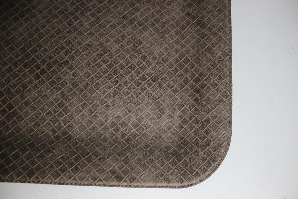 Signature tray L flat faux leather crocodile