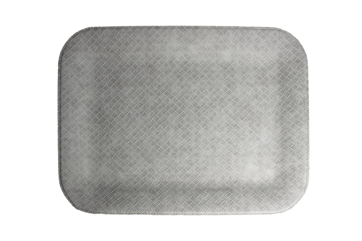 Signature tray L flat faux leather crocodile