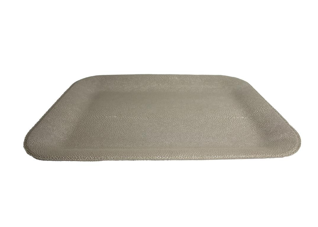 Signature Tablett flach klein ohne Griffe Rochen Optik