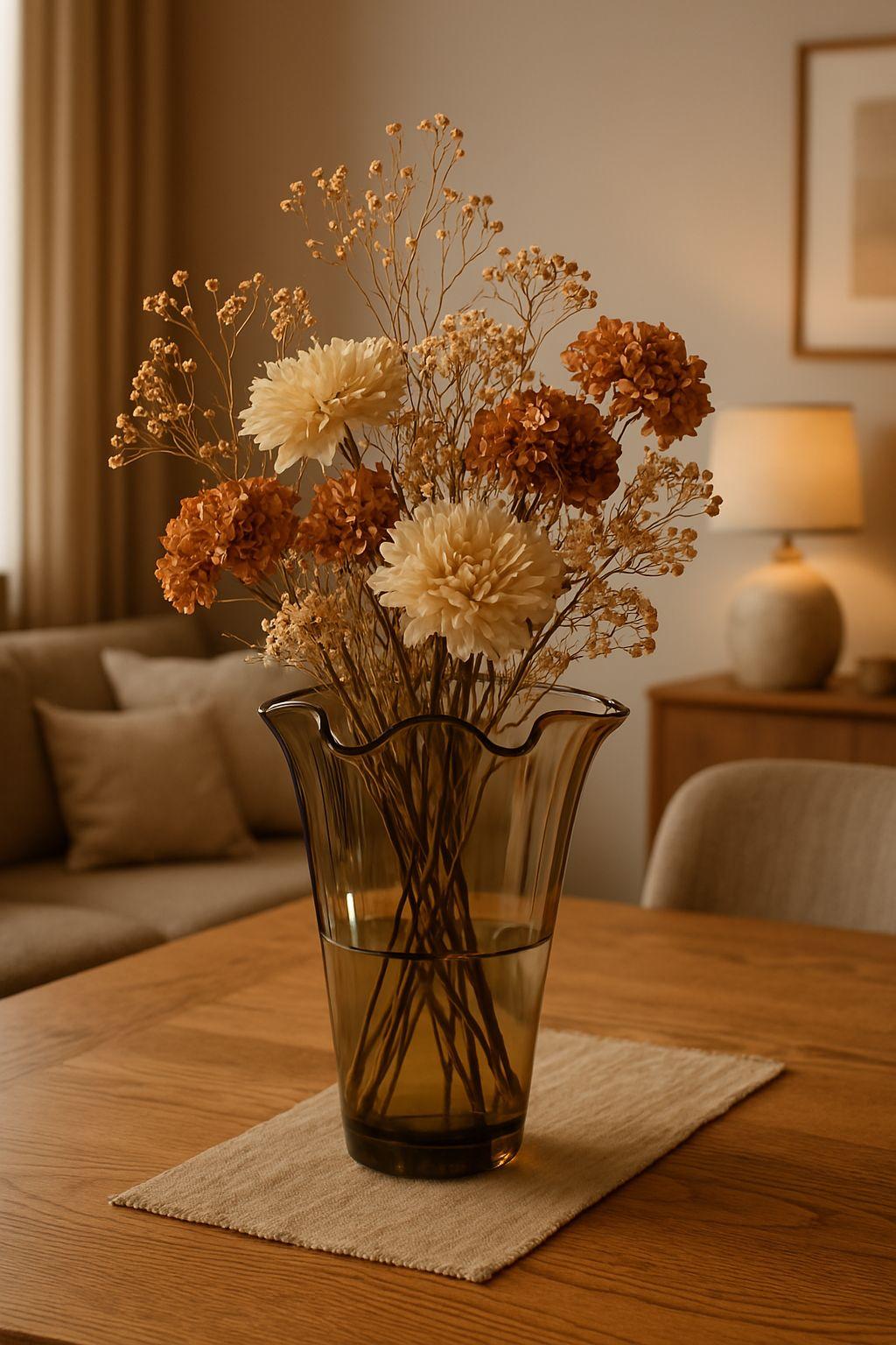 Signature Vase Glasvase gewellt
