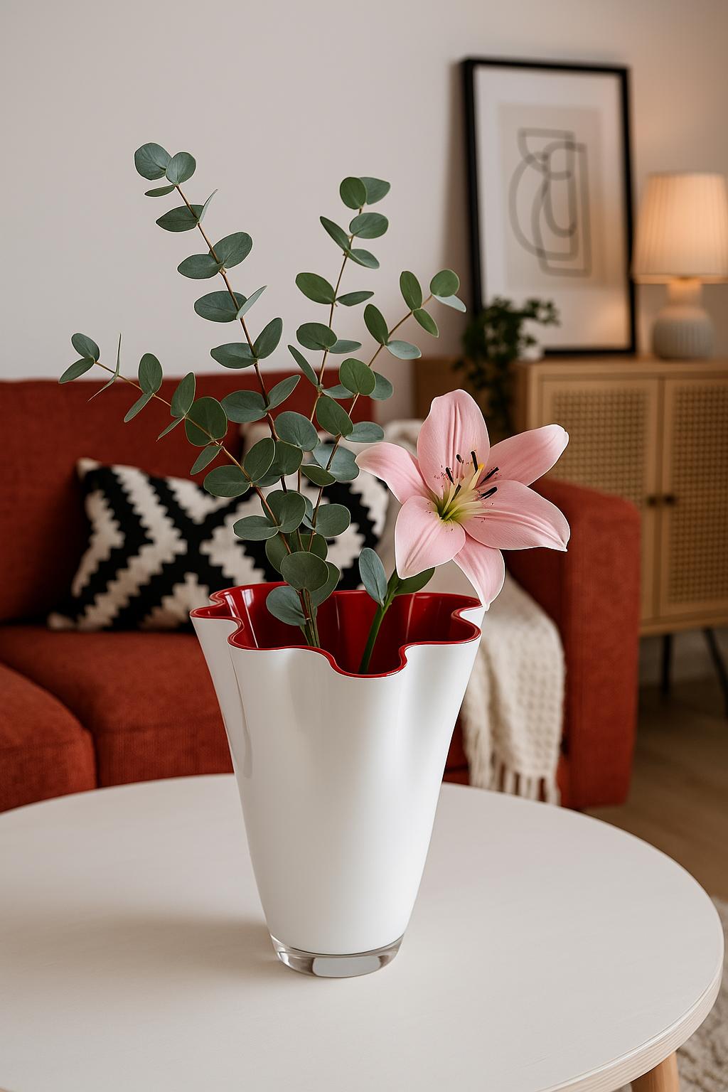 Signature vase glass two-tone