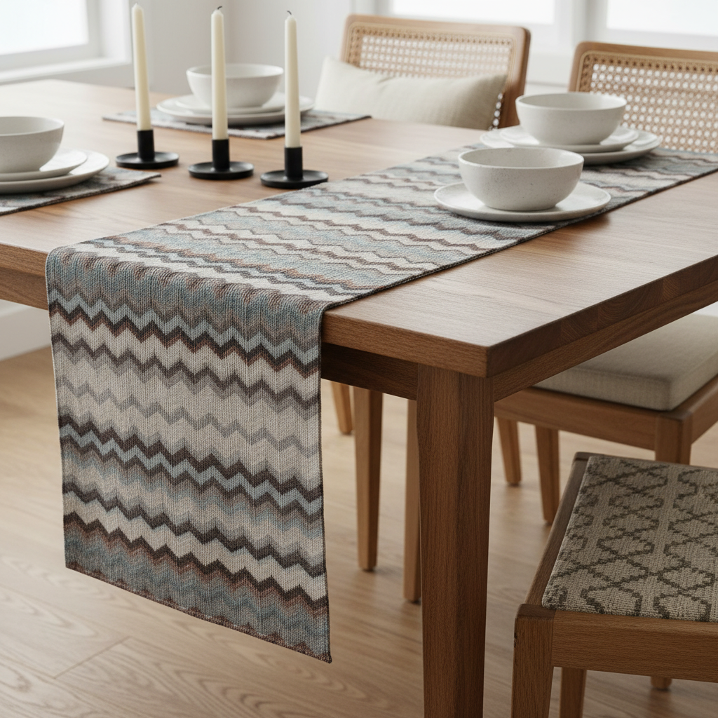 Tischläufer Detailansicht schräg