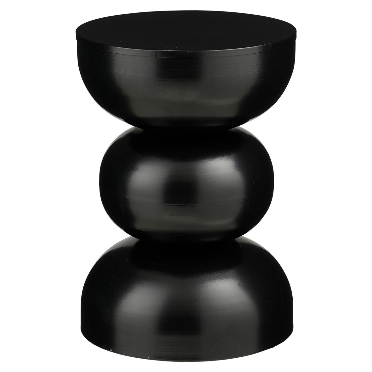 Beistelltisch Rund Metall Beistelltisch schwarz