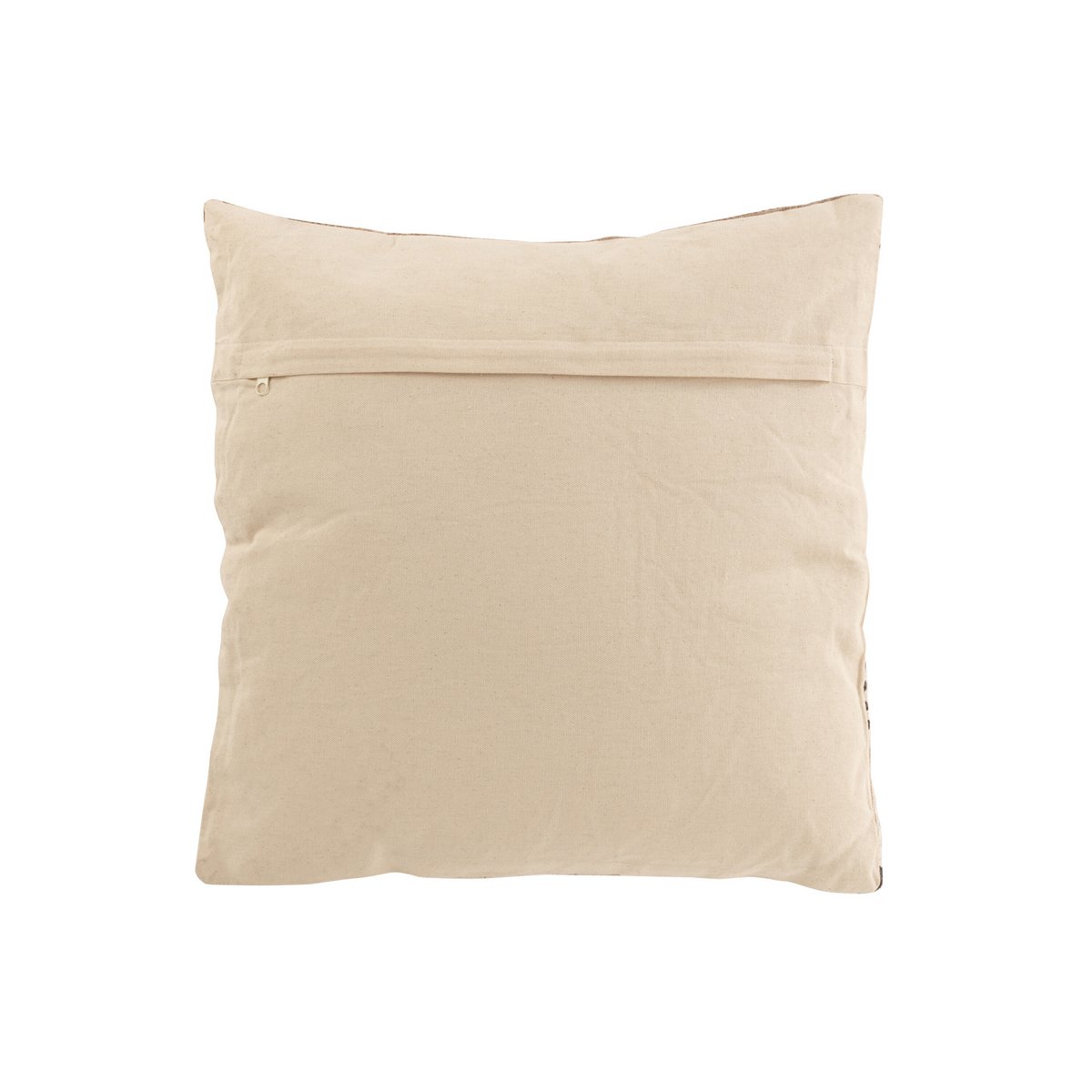 Coussin Graphique Africain J-Line – Coton – Beige/Marron