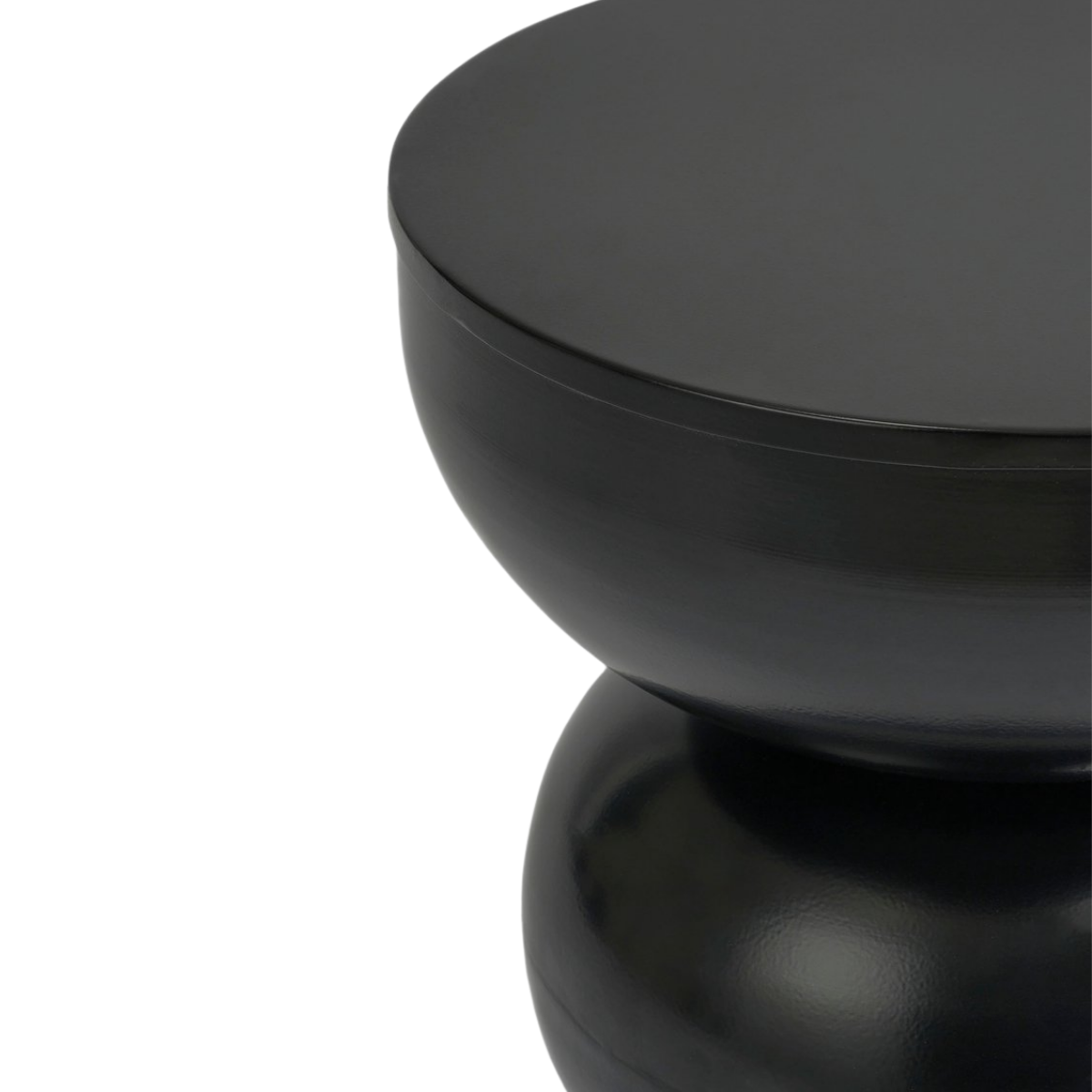 Beistelltisch Rund Metall Beistelltisch schwarz