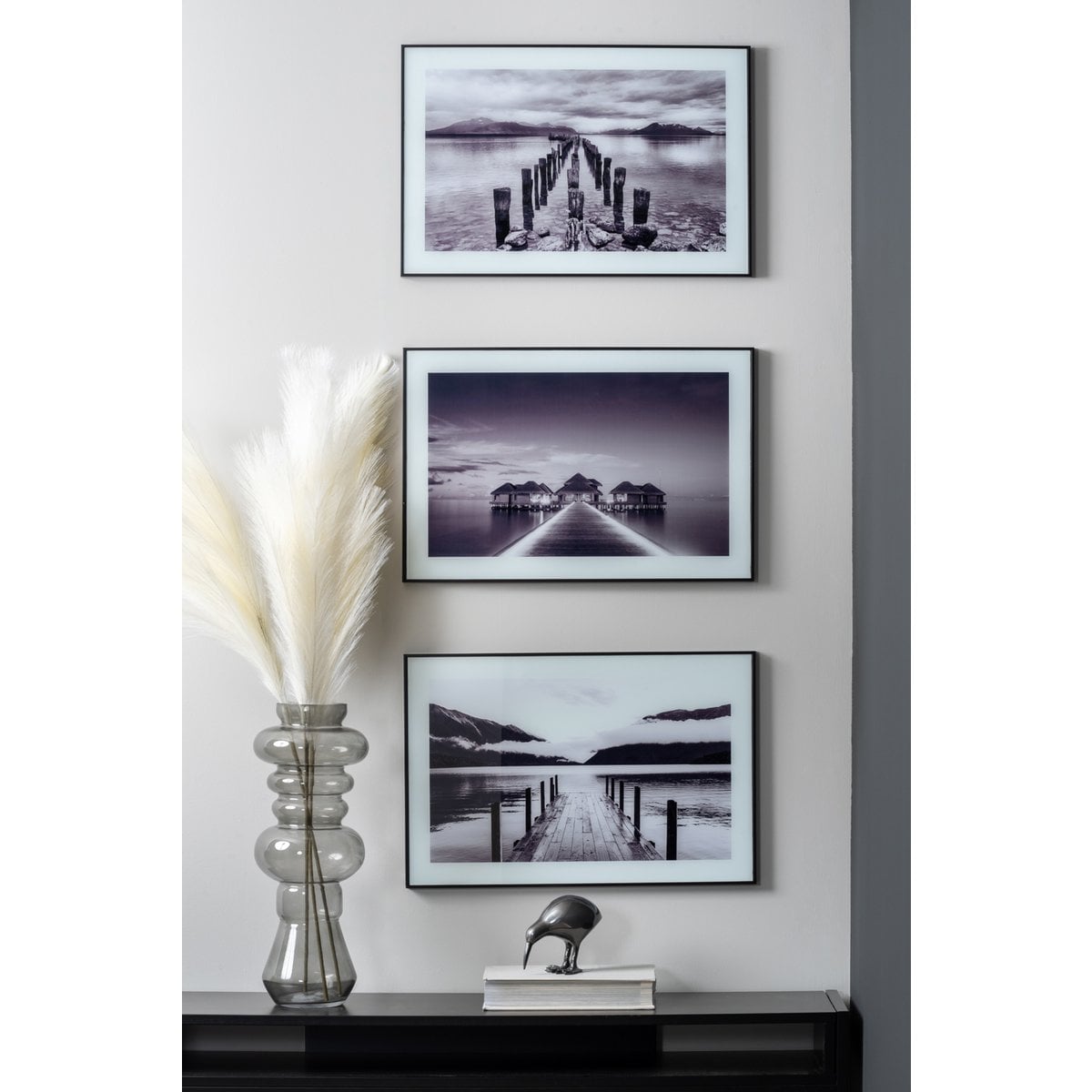 Kiwivogel Dekofigur Schwarz ca. 16 cm – Aluminium von Present Time
