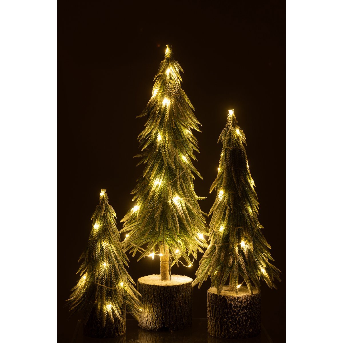 J-Line Weihnachtsbaum Led Kunststoff Schnee L