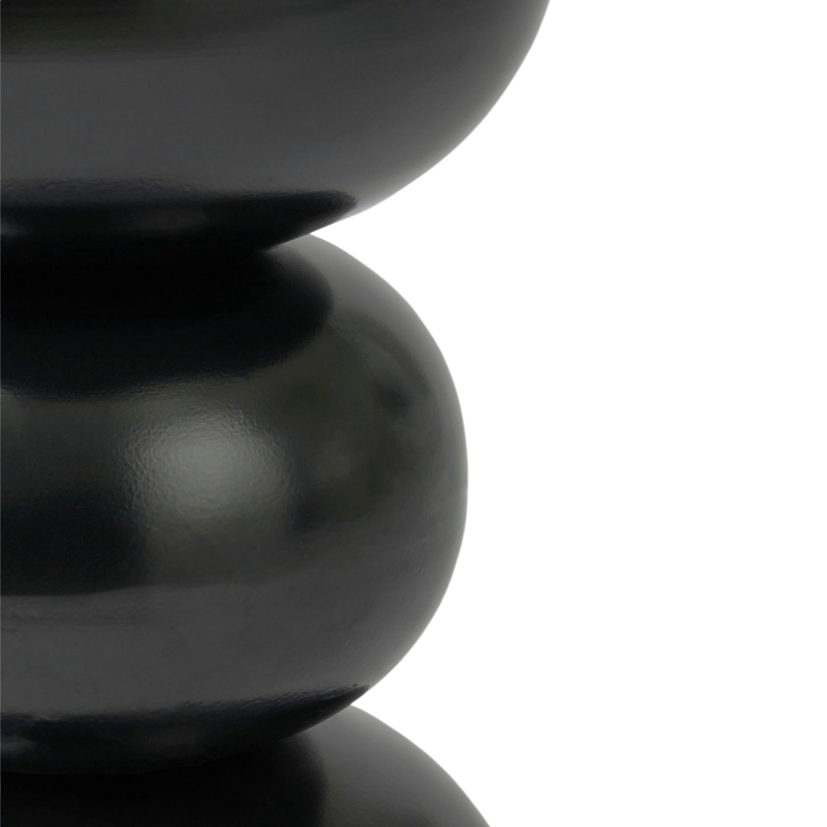 Beistelltisch Rund Metall Beistelltisch schwarz