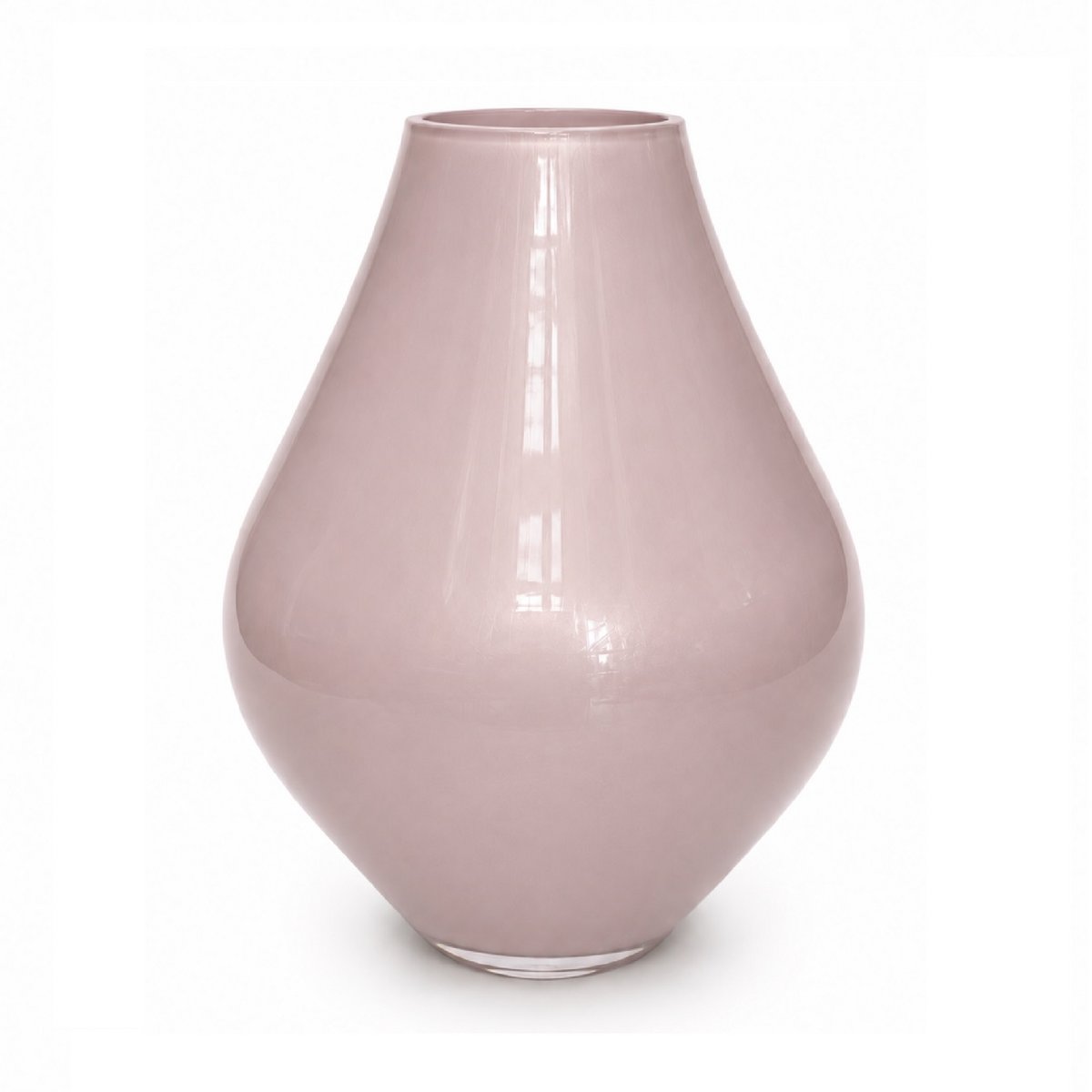 Glasvase Lesse Metallic Pastellrosa Ø 19 oder 22 cm