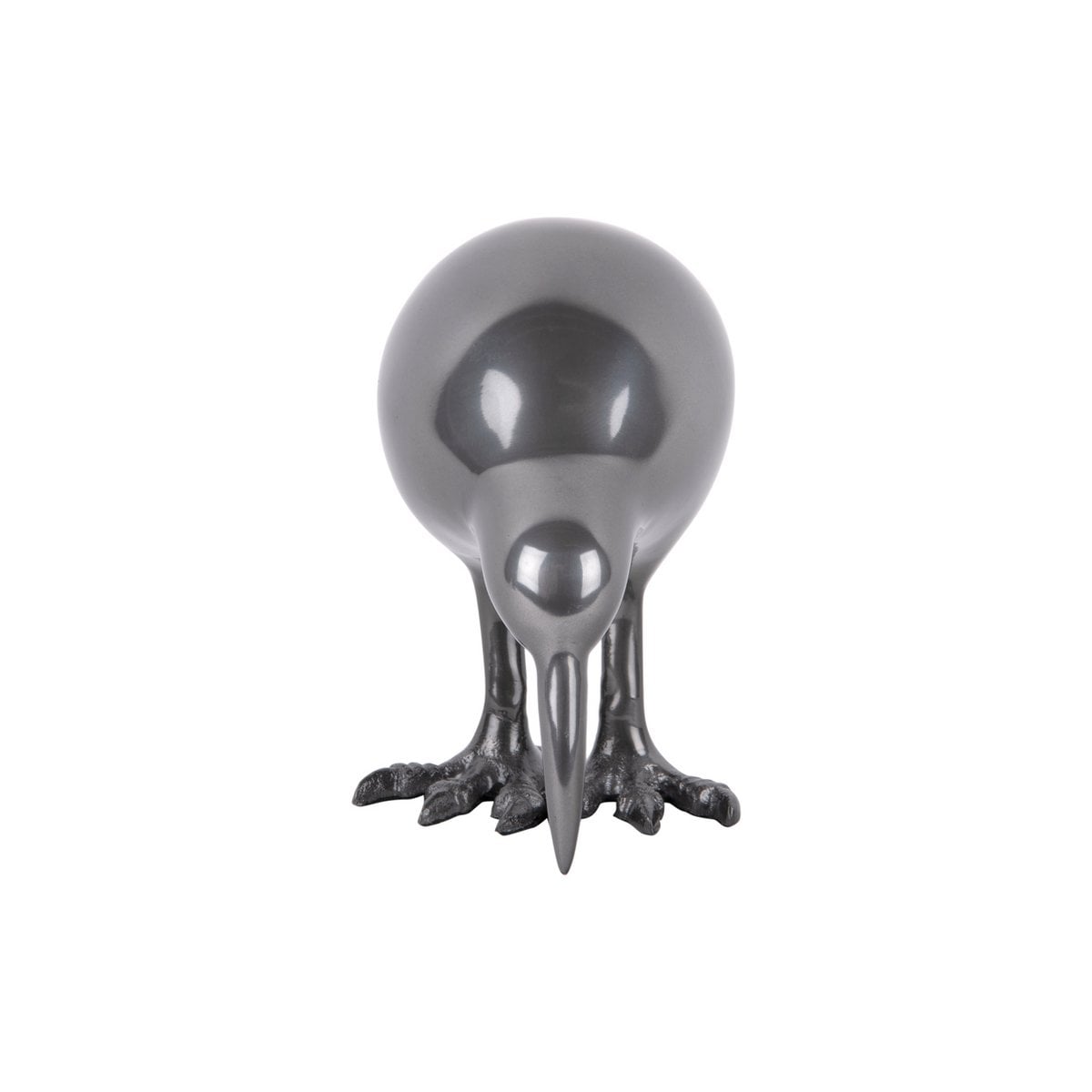 Kiwivogel Dekofigur Schwarz ca. 16 cm – Aluminium von Present Time