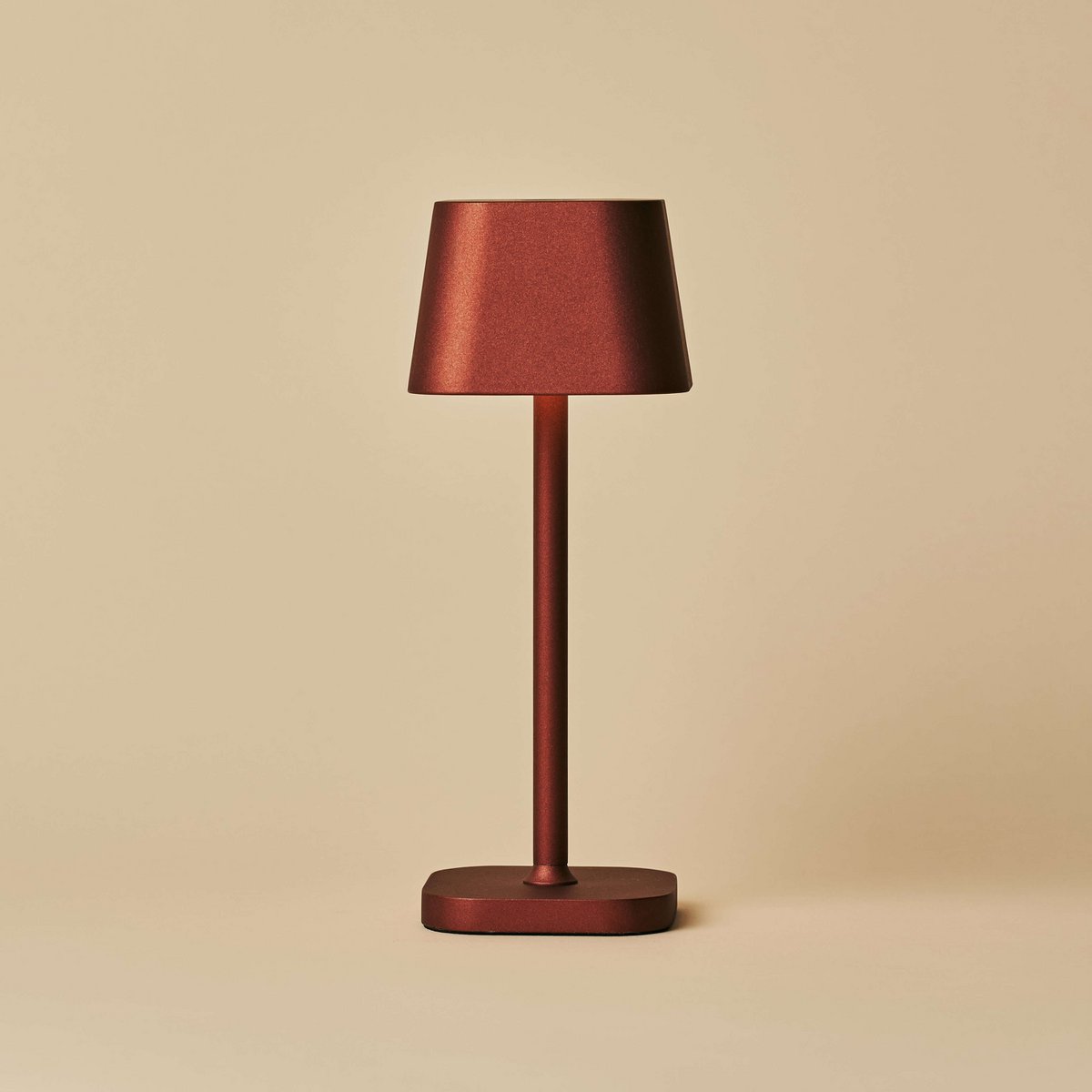 Aufladbare LED Tischlampe AVA Bronze dimmbar kabellos