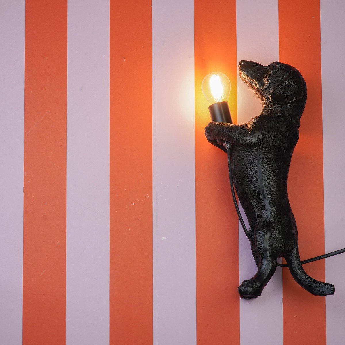 Dackellampe Hundefigur