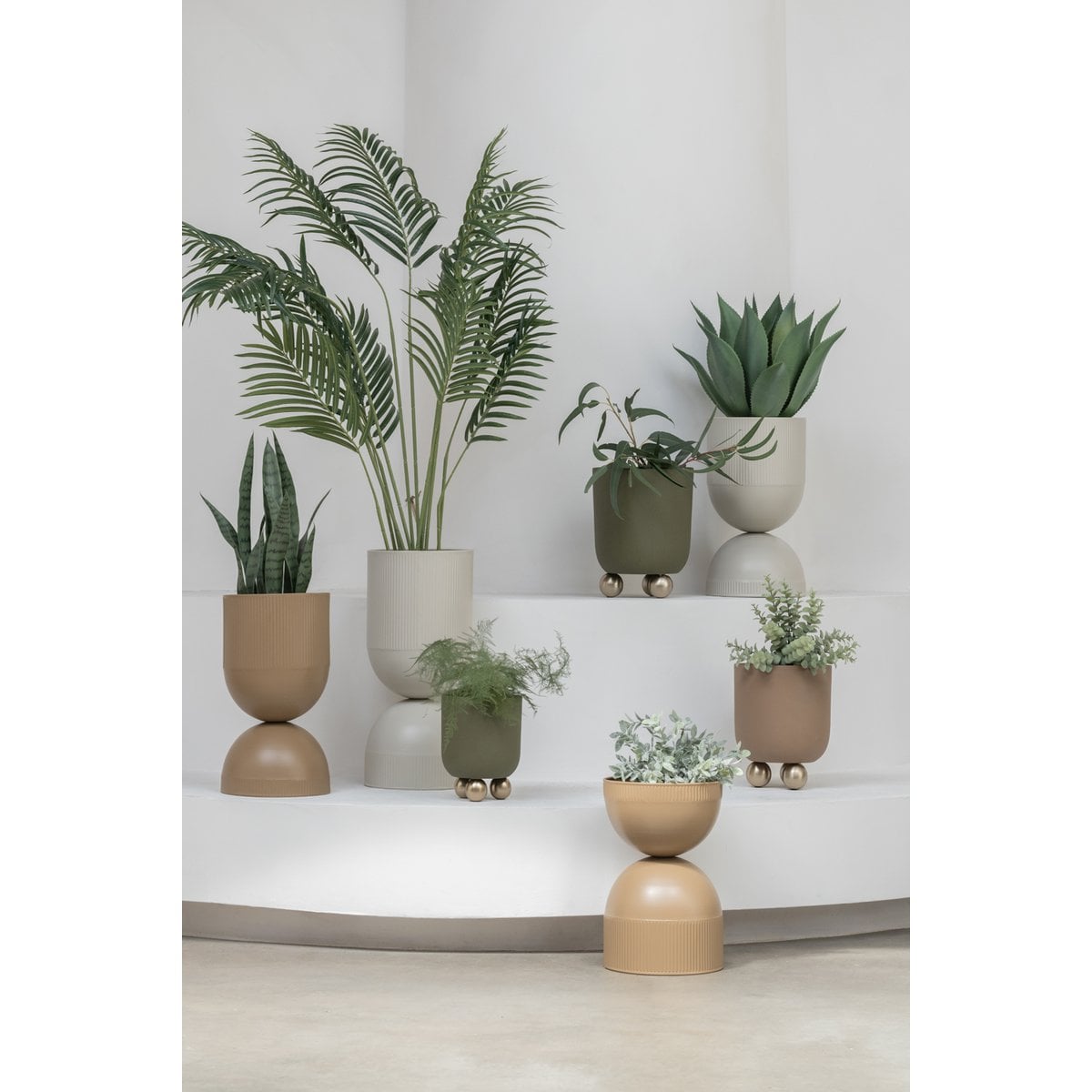 Blumentopf Tonar Groß Grau 45 cm – Pflanztopf aus Eisen