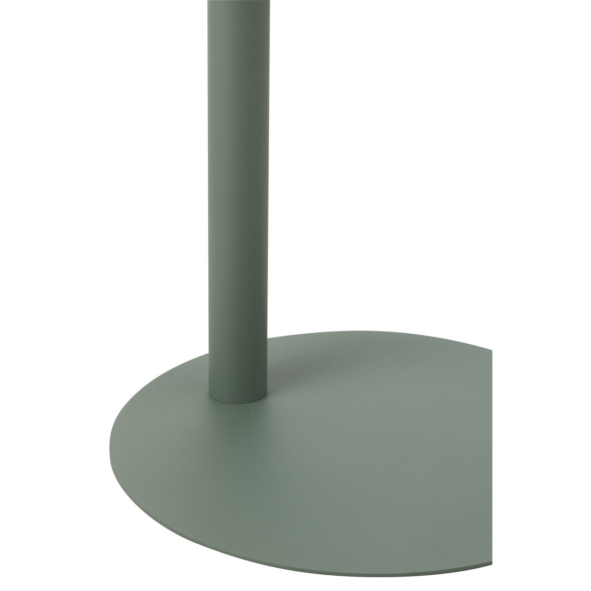 J-Line Beistelltisch rund aus Metall, Grün, 40 × 50 cm