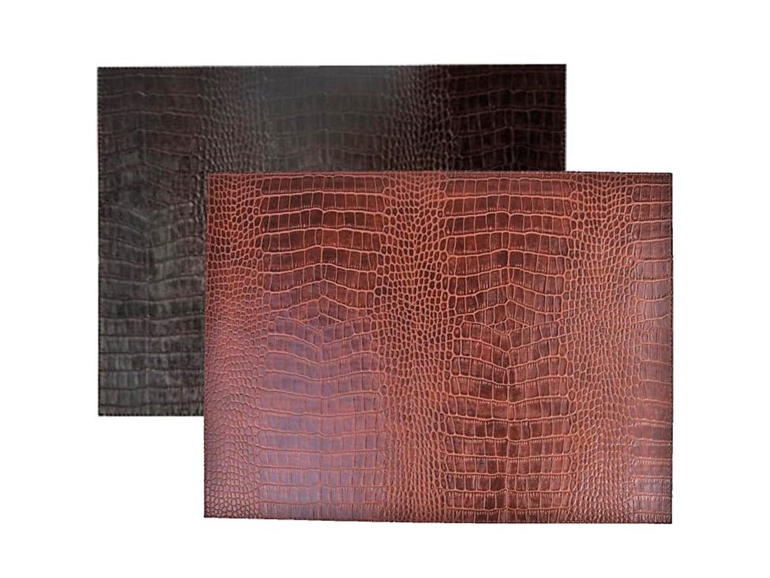 Tischset zweifarbig im 6er Set hellbraun dunkelbraun