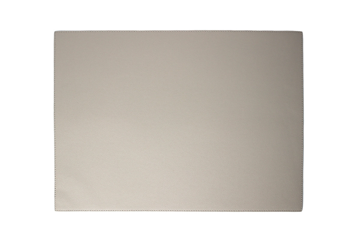 Signature 6er Tischsets aus Kunstleder in Glattleder-Optik, 45 x 33 cm