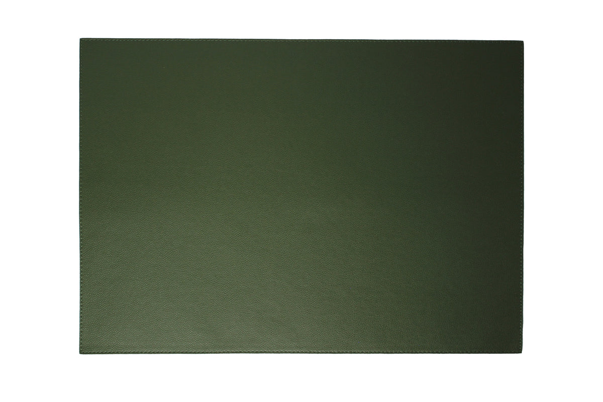 Signature 6er Tischsets aus Kunstleder in Glattleder-Optik, 45 x 33 cm
