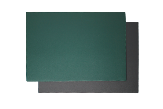 Signature 6er Tischsets aus Kunstleder in Glattleder-Optik, 45 x 33 cm