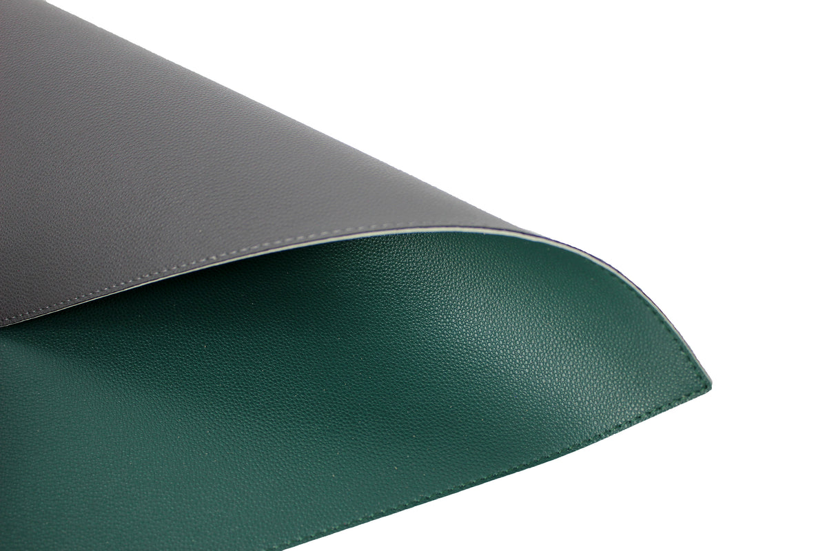 Signature 6er Tischsets aus Kunstleder in Glattleder-Optik, 45 x 33 cm
