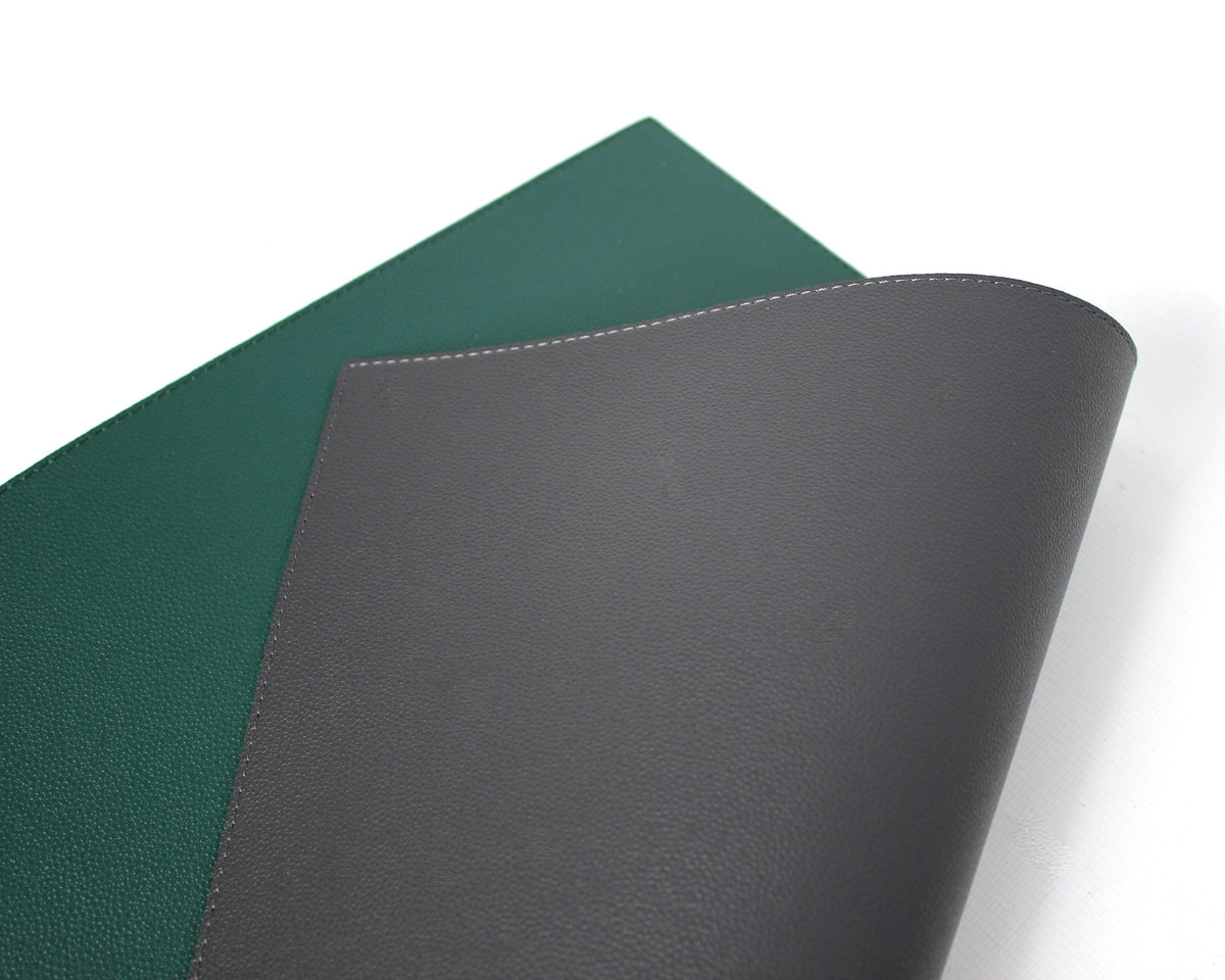 Signature 6er Tischsets aus Kunstleder in Glattleder-Optik, 45 x 33 cm