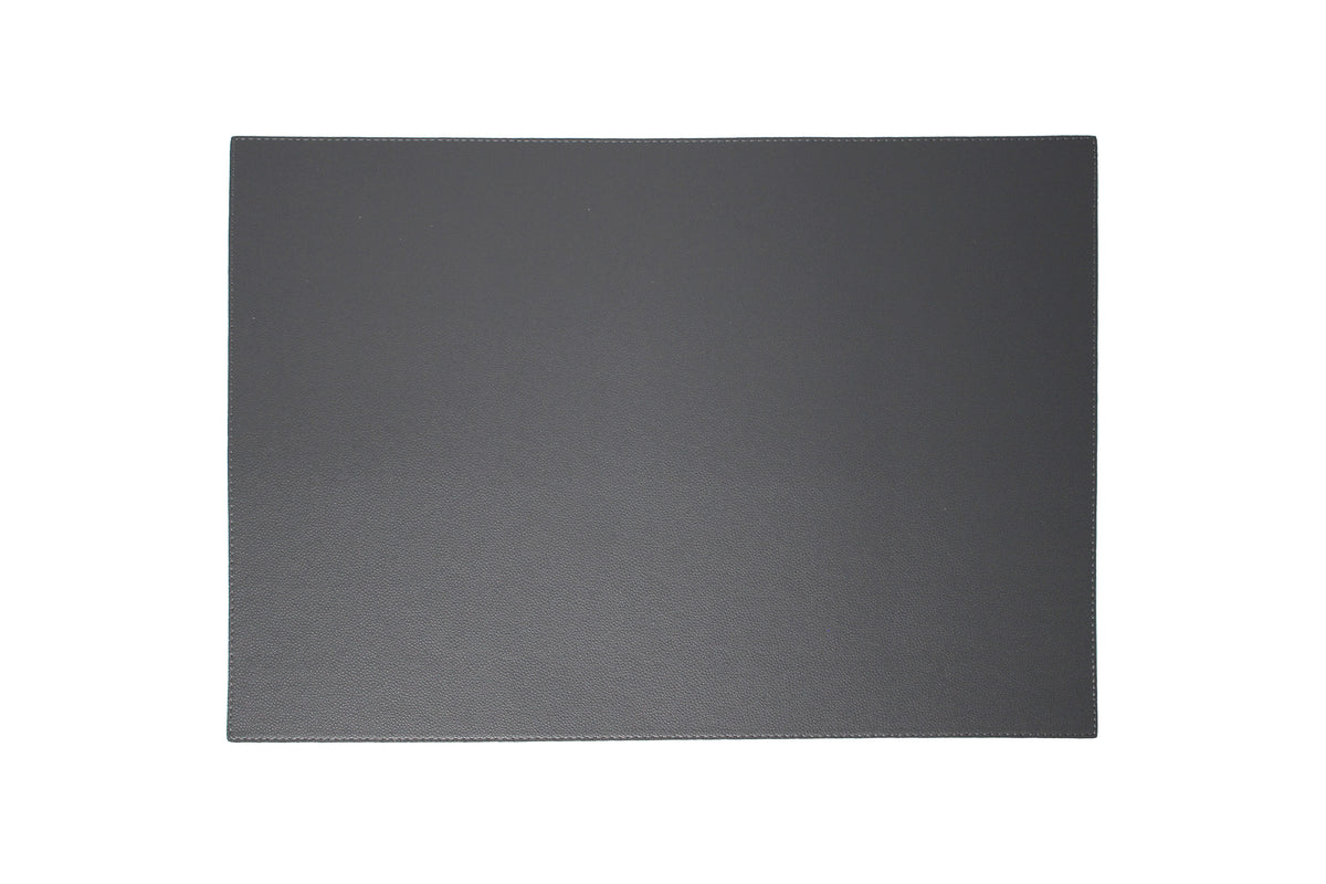 Signature 6er Tischsets aus Kunstleder in Glattleder-Optik, 45 x 33 cm