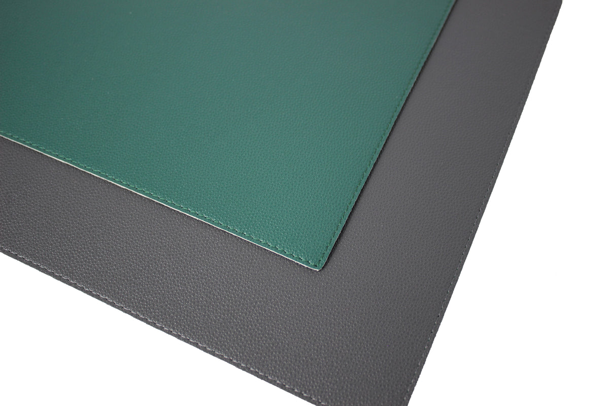 Signature 6er Tischsets aus Kunstleder in Glattleder-Optik, 45 x 33 cm