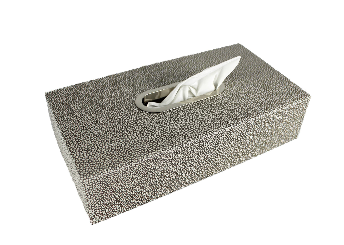 Signature tissue box with stingray look