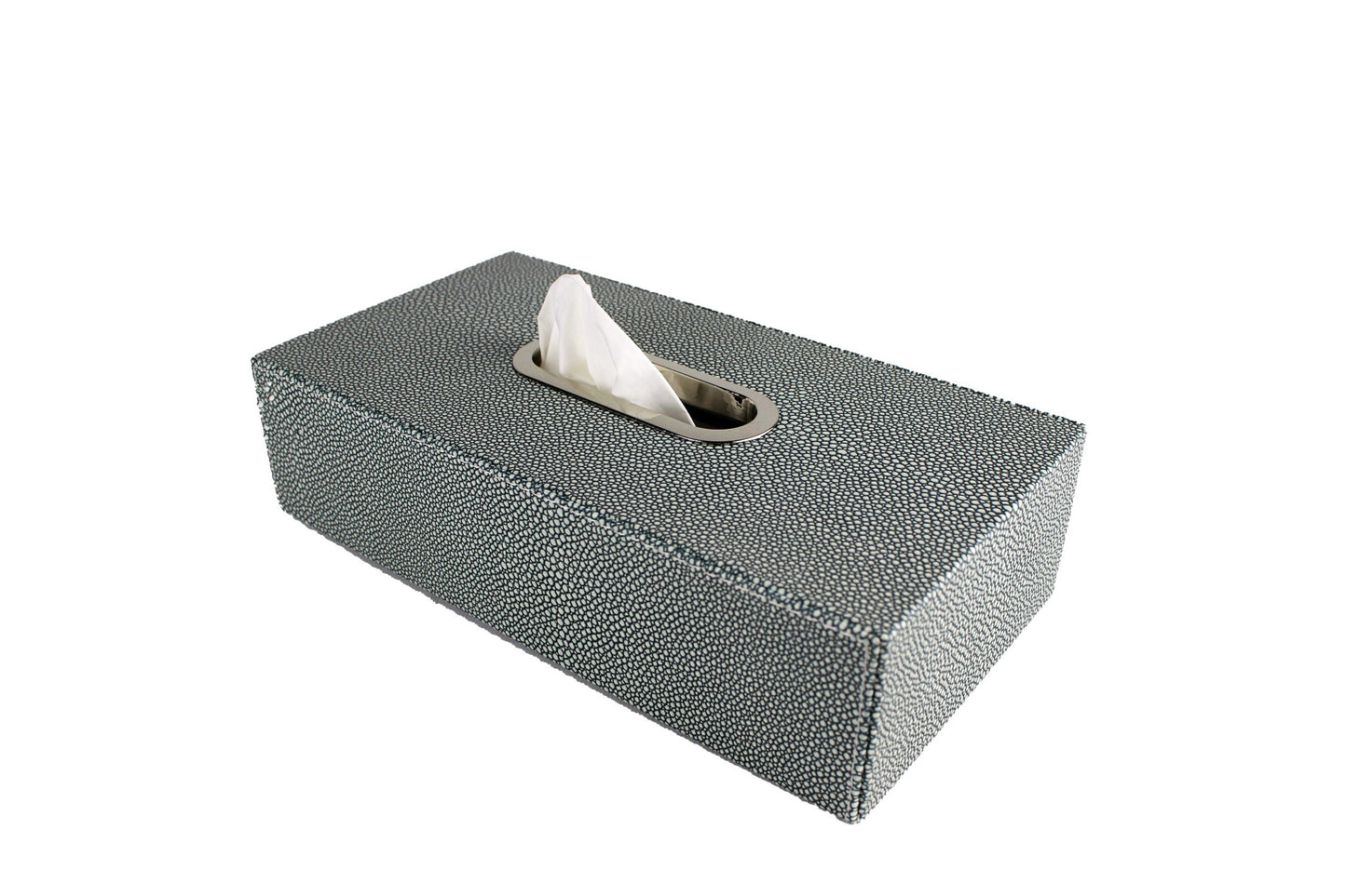 Signature tissue box with stingray look