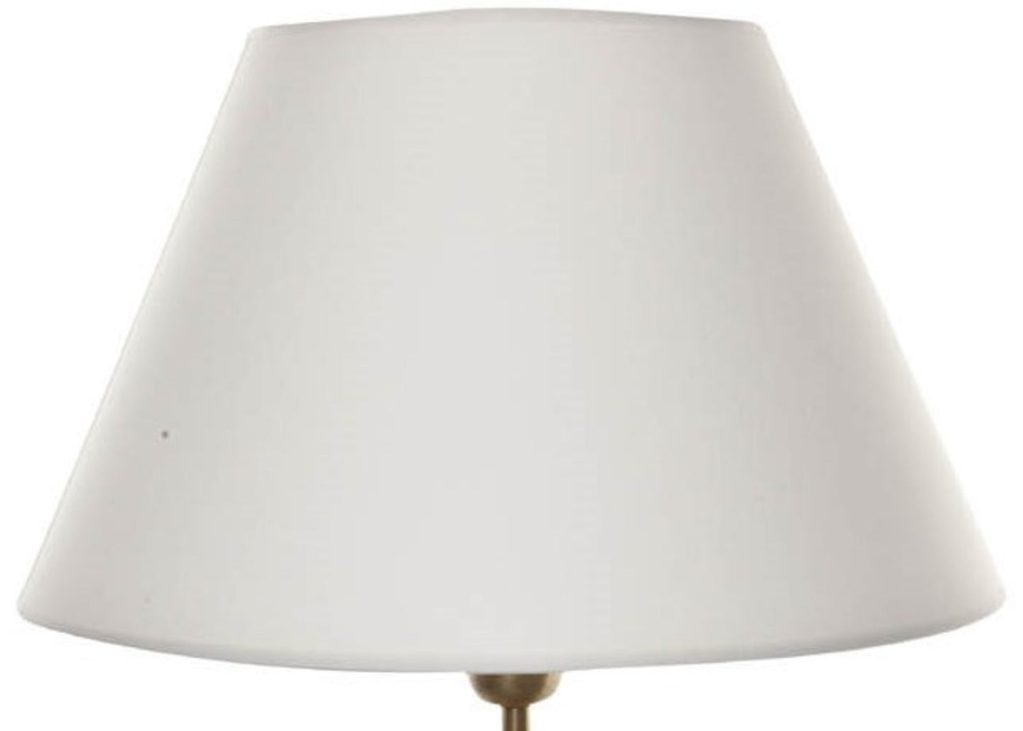 Lampenschirm weiß aus Stoff für Tischlampen