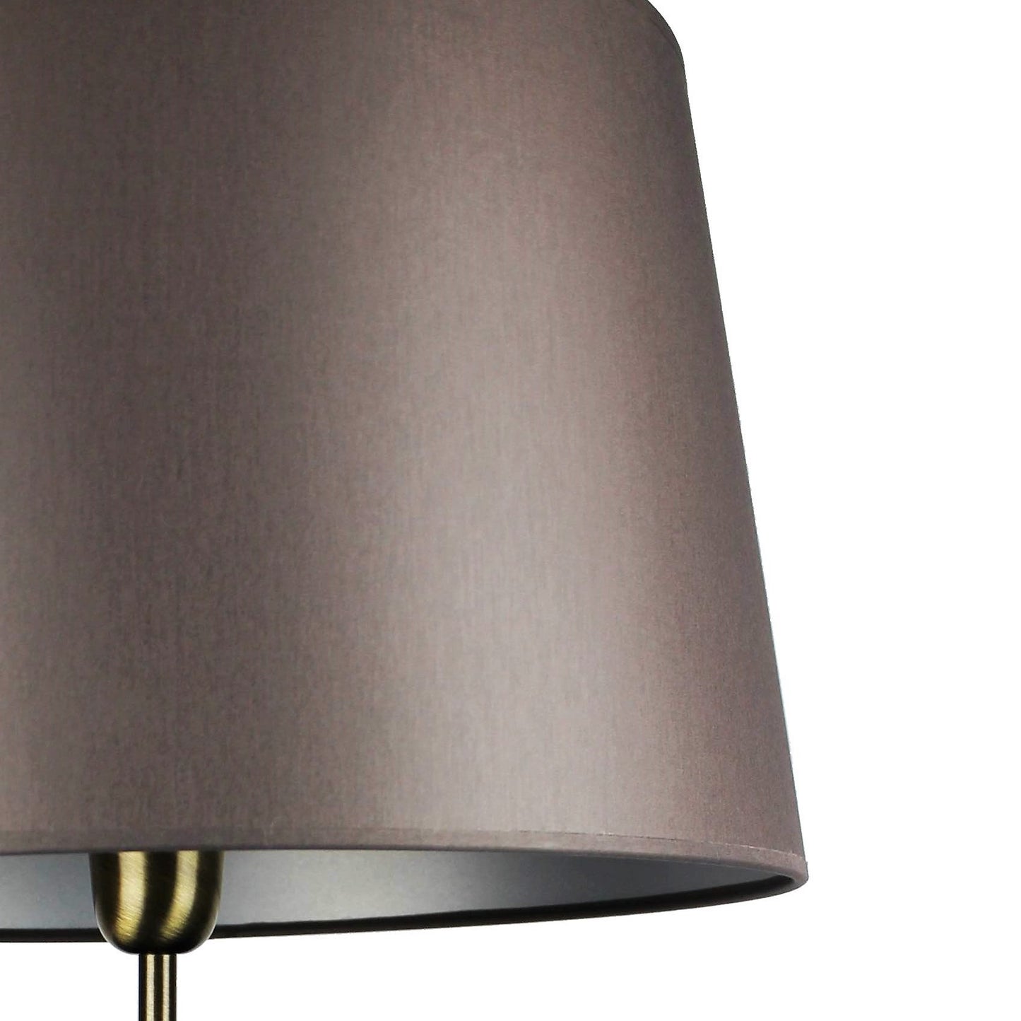 moderner Lampenschirm grau für Tischlampen