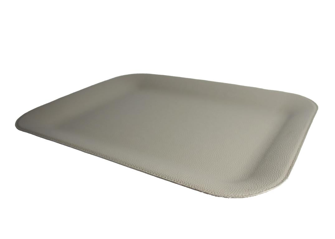 Signature tray L flat faux leather crocodile