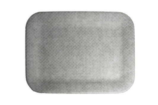 Signature tray L flat faux leather crocodile