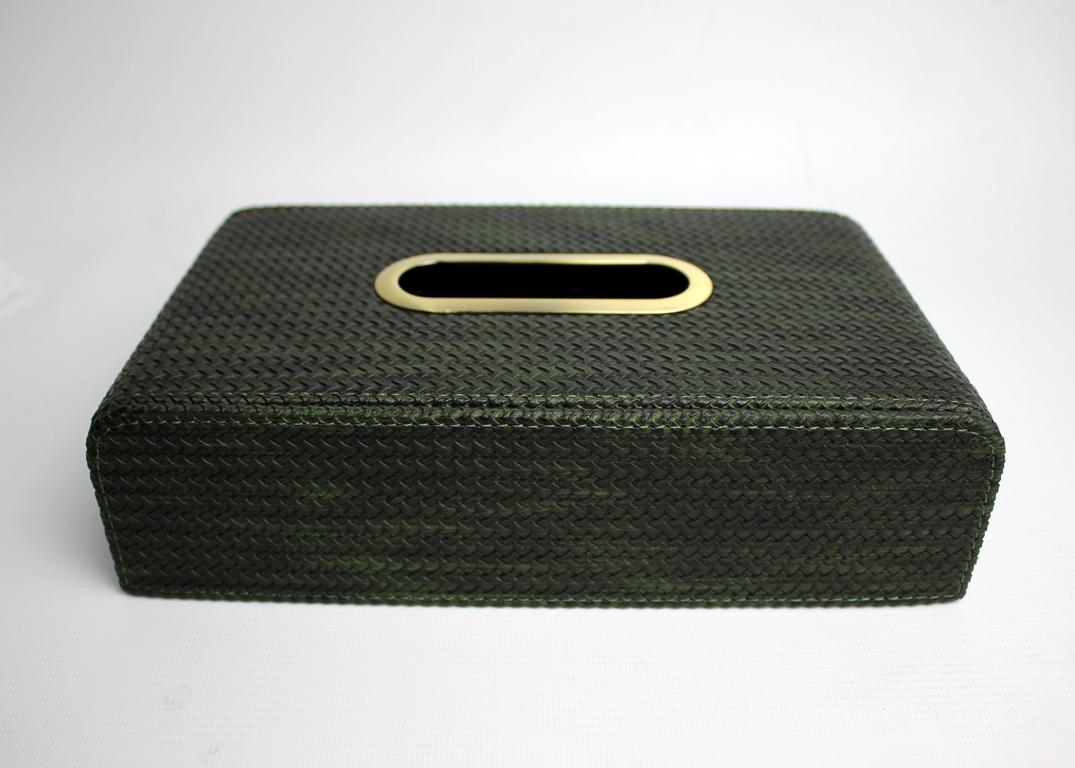 Signature Taschentücherbox Kunstleder abgerundet
