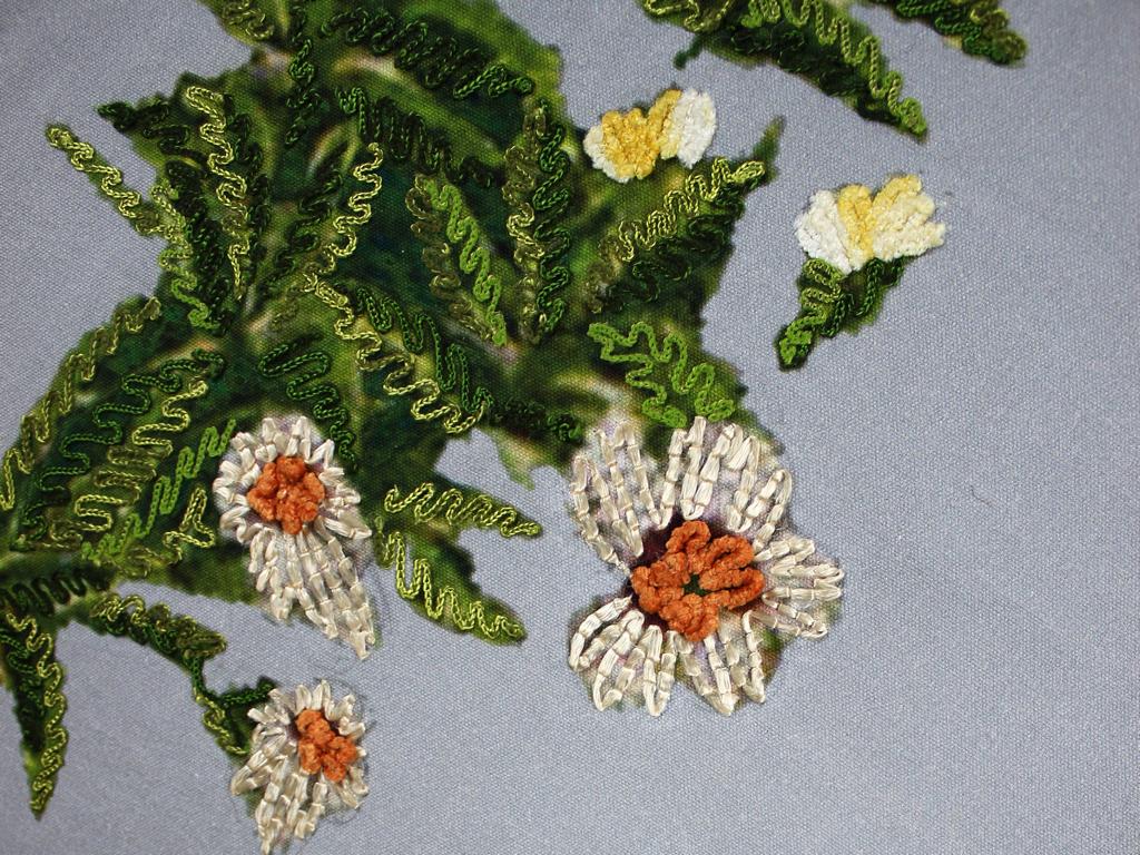 Baumwollstoff für Wandbehang mit Blumen 