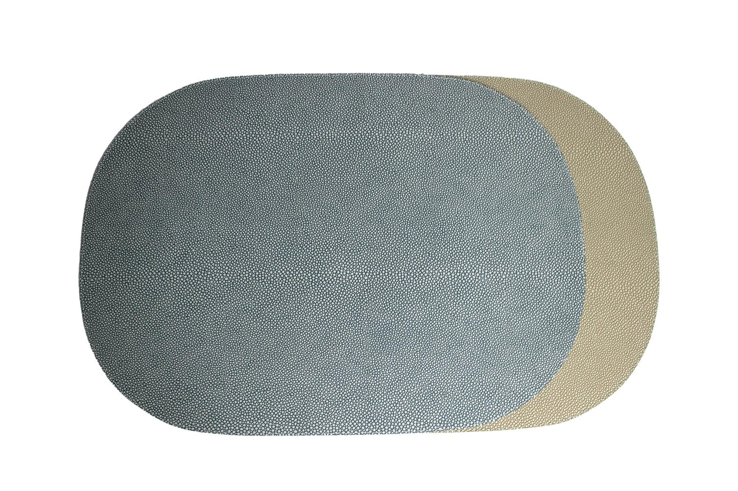 Signature 6 sets de table ovales Galuchat