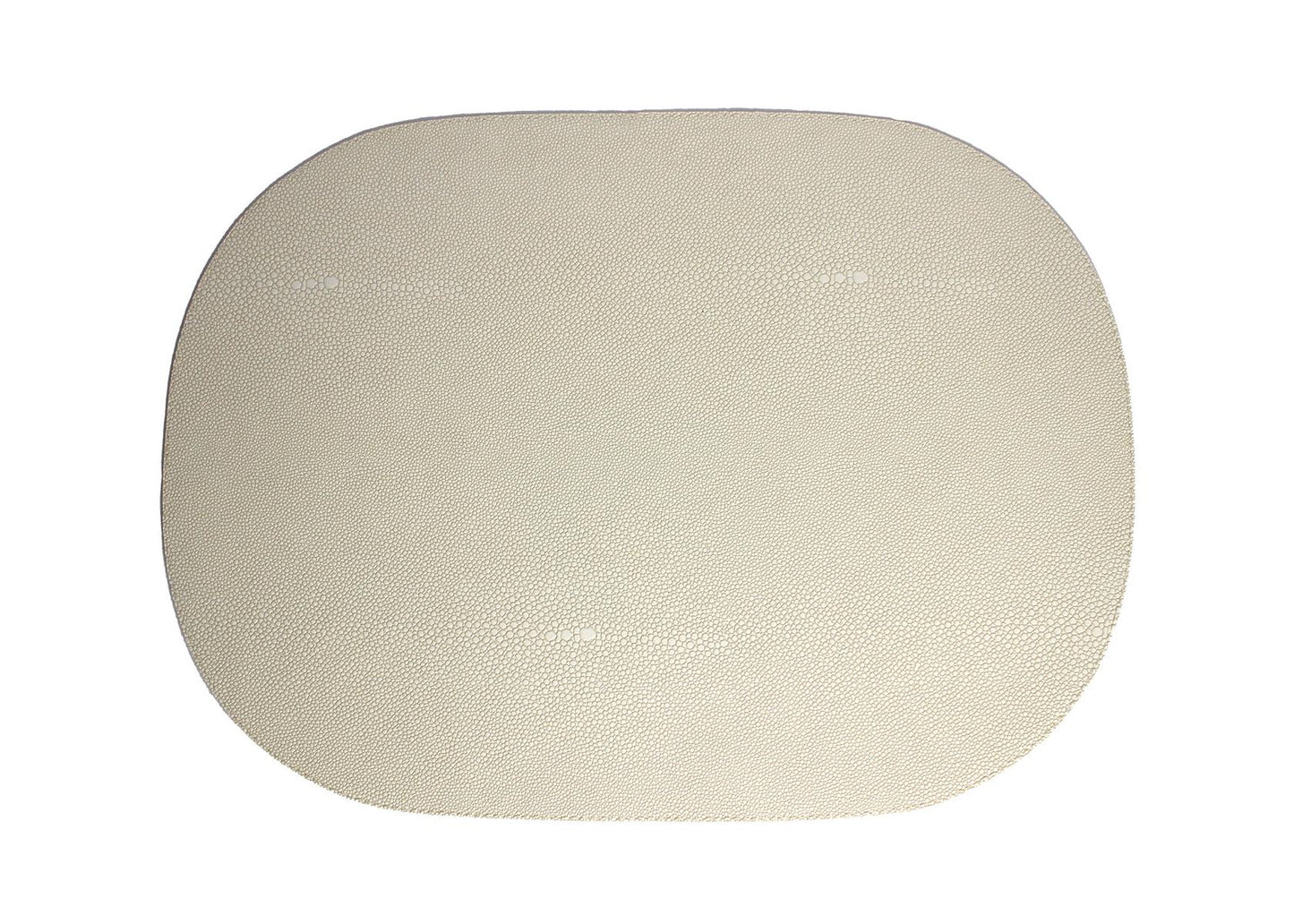 Signature 6 sets de table ovales Galuchat