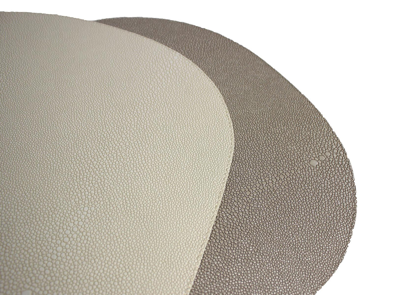 Signature 6 sets de table ovales Galuchat