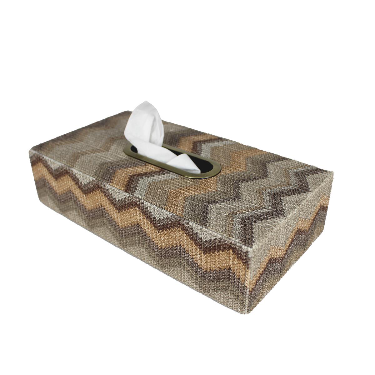 rechteckige Box in braun Kleenexbox
