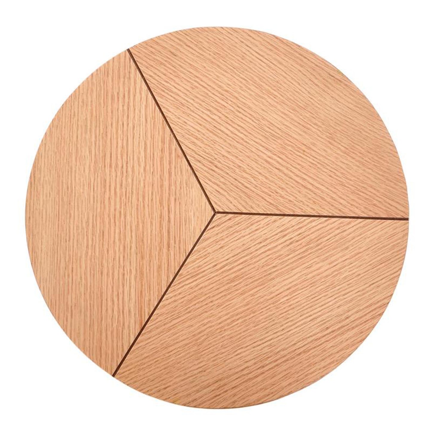 runde Tischplatte aus Holz für Beistelltisch